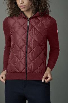 Chamarras Canada Goose Mujer Outlet - HyBridge Prendas De Punto Rojos Oscuro KE7519320